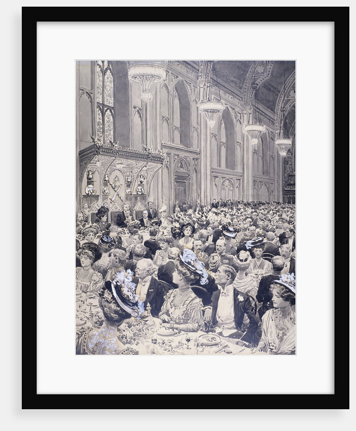 Banquet at the Guildhall, London by Anonymous