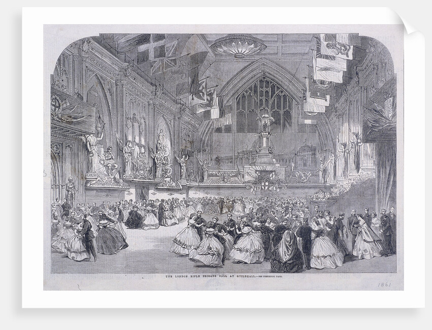 London Rifle Brigade Ball at Guildhall, London by Anonymous