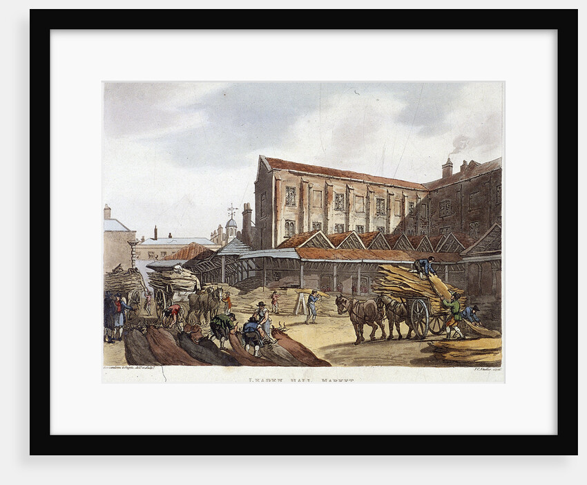 Leadenhall Market, London by Augustus Charles Pugin