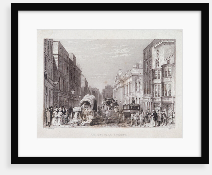 Leadenhall Street, London by J Hopkins