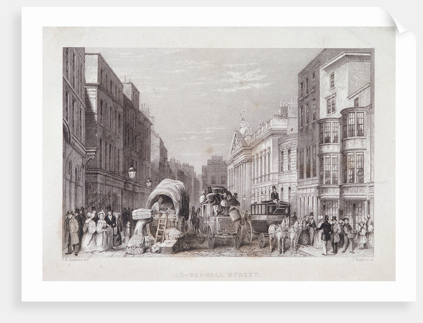 Leadenhall Street, London by J Hopkins
