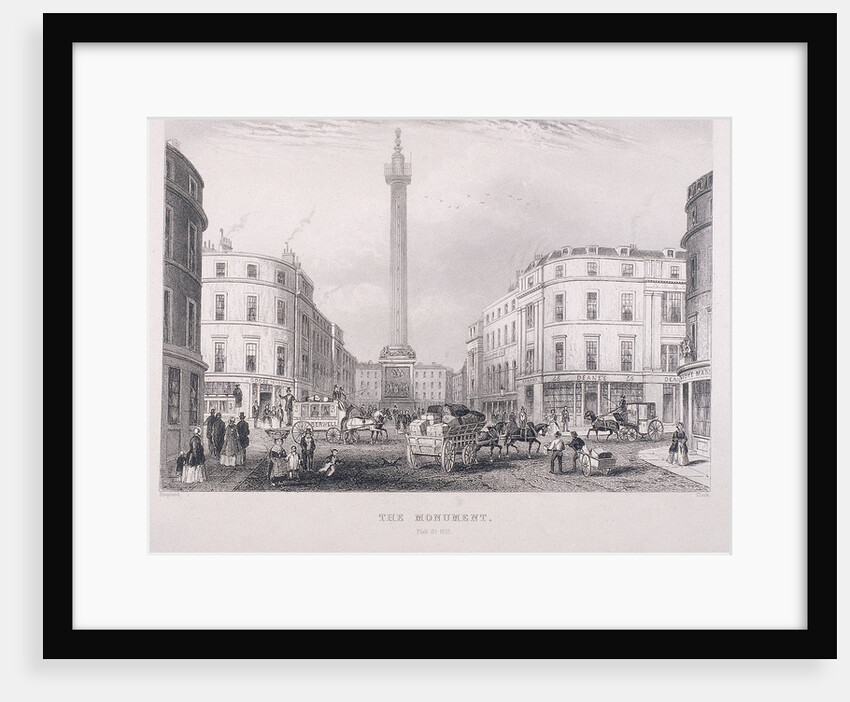 Monument, London by J Hopkins