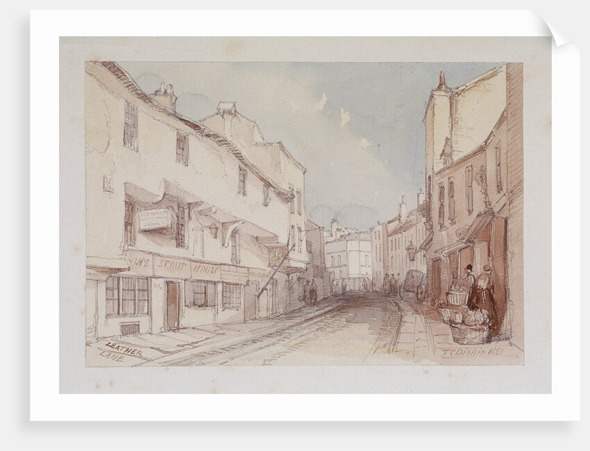 Leather Lane, London by Anonymous