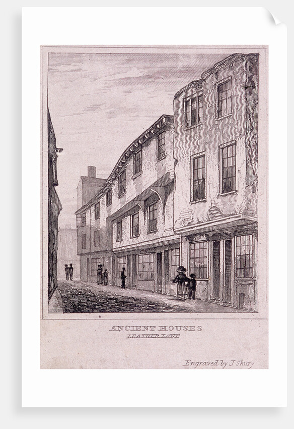 Leather Lane, London by J Shury