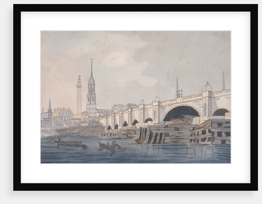 London Bridge (old), London by Anonymous