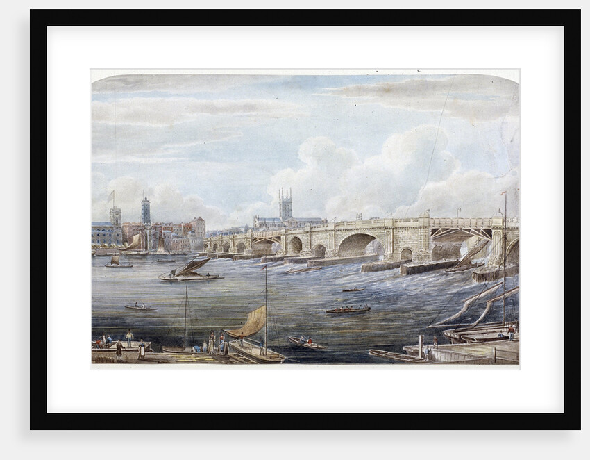 London Bridge (old), London by Anonymous