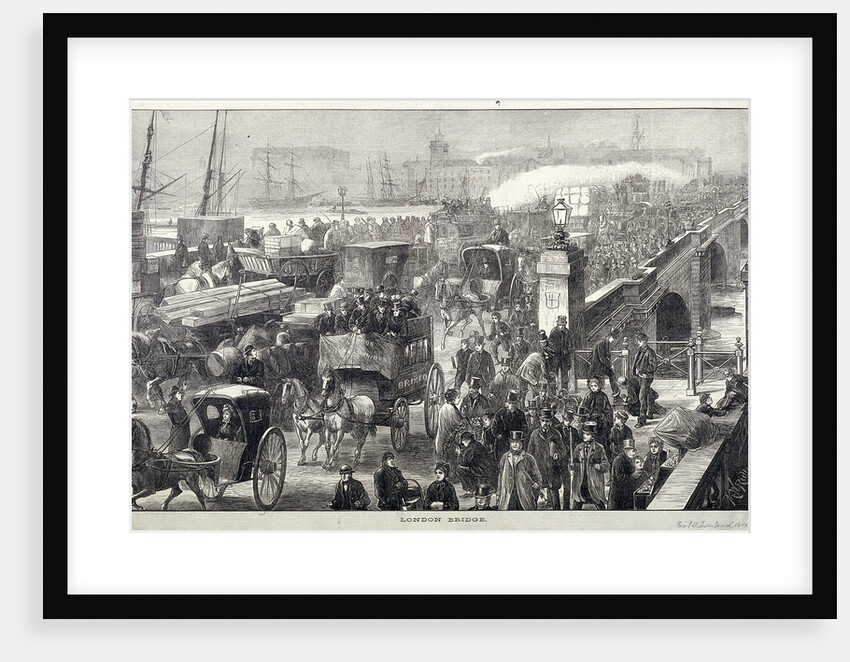 London Bridge (new), London by Joseph Swain