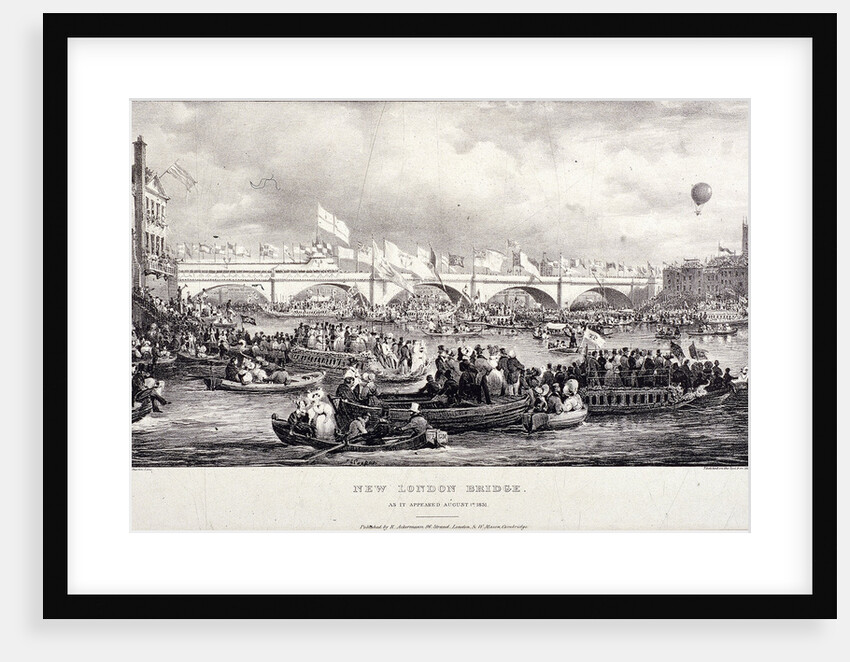 London Bridge (new), London by Charles Etienne Pierre Motte