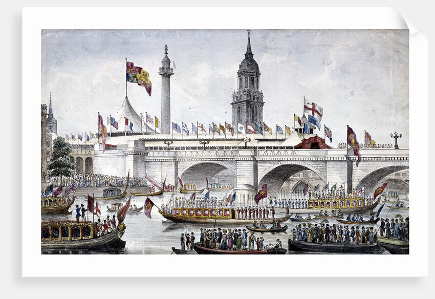 London Bridge (new), London by Anonymous