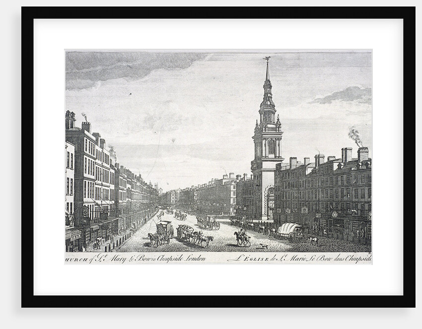St Mary-le-Bow, London by Thomas Bowles