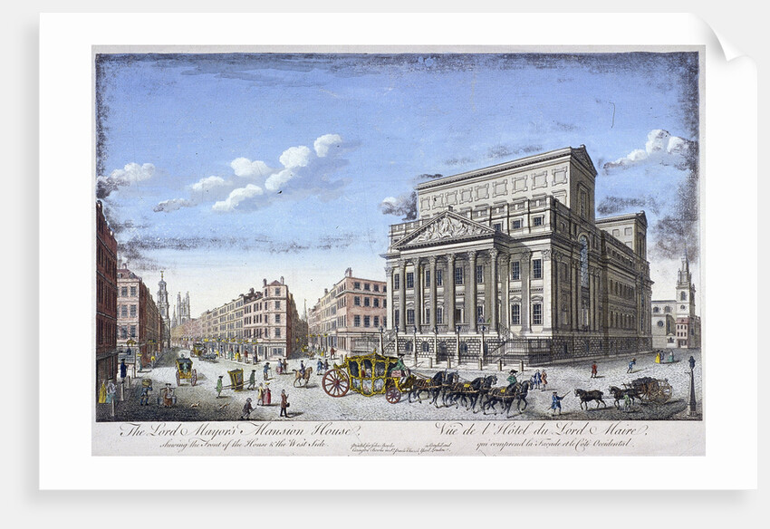 Mansion House (exterior), London by Anonymous
