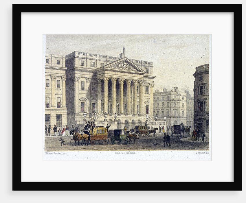 Mansion House (exterior), London by Jules Louis Arnout