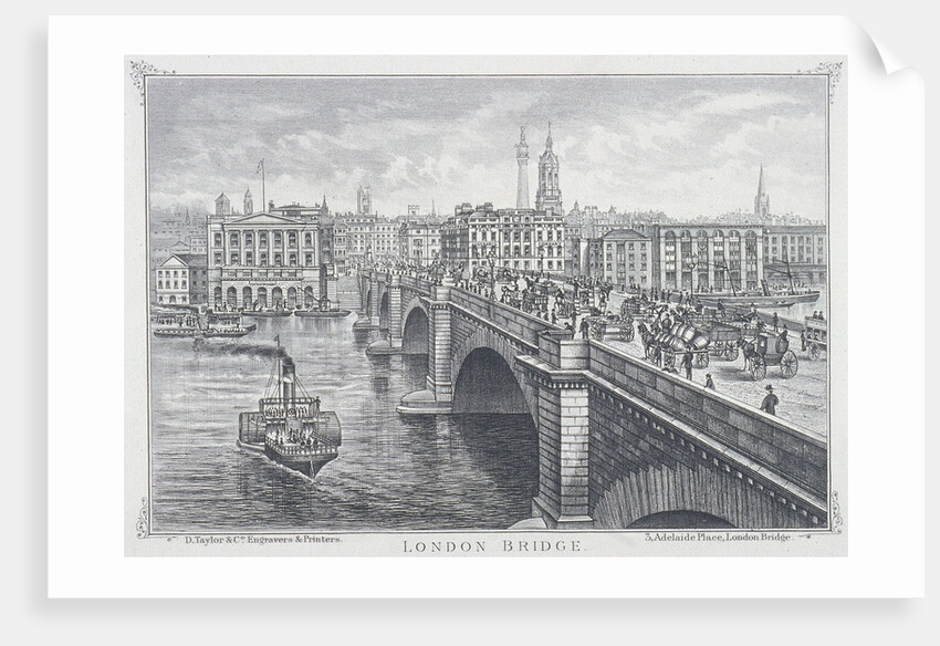 London Bridge (new), London by D Taylor & Co