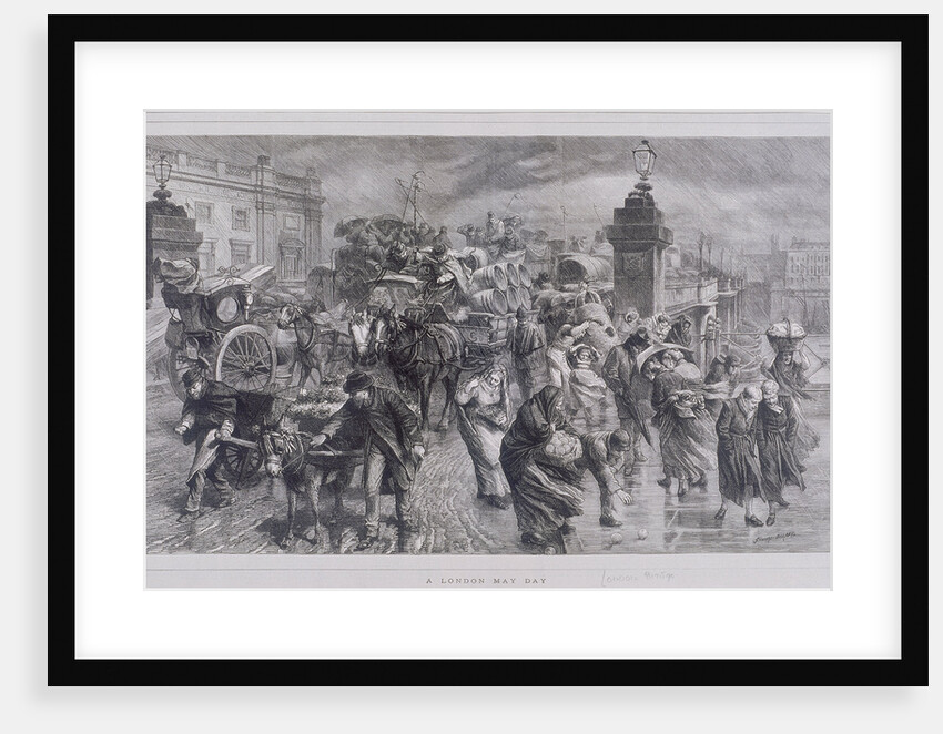 London Bridge (new), London by G Durand