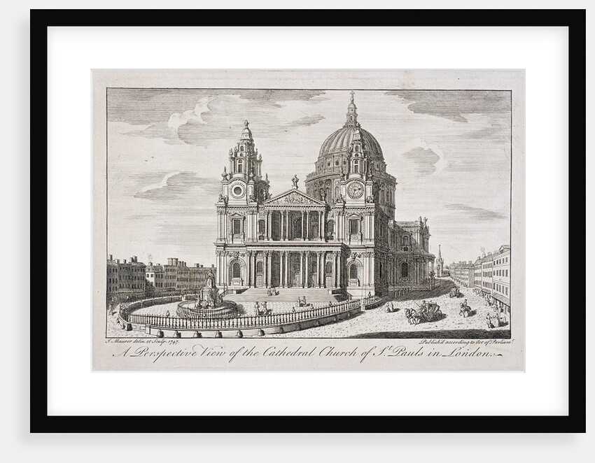 St Paul's Cathedral (new) exterior, London by John Maurer