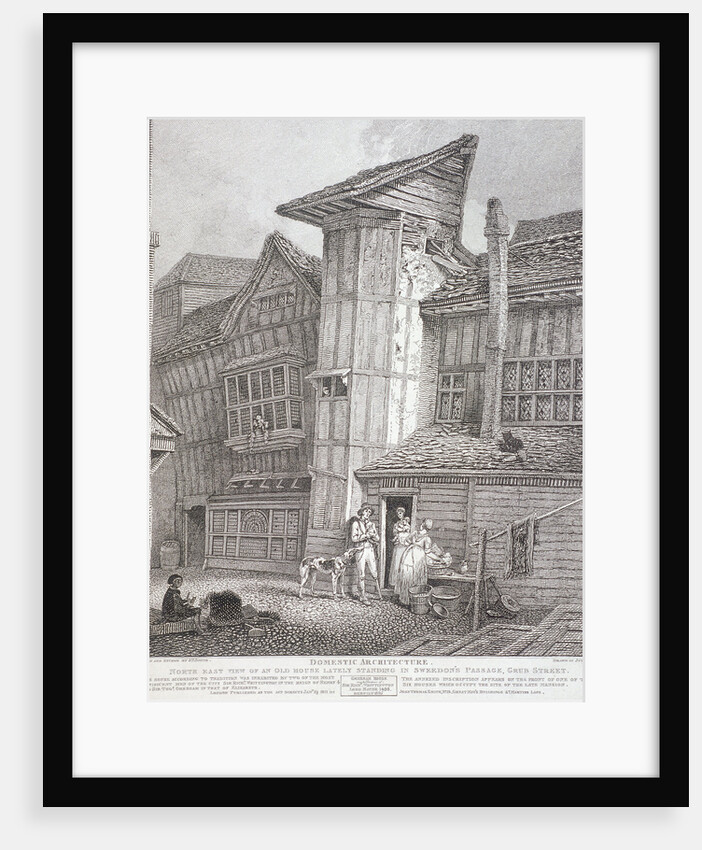 Milton Street, London by John Thomas Smith