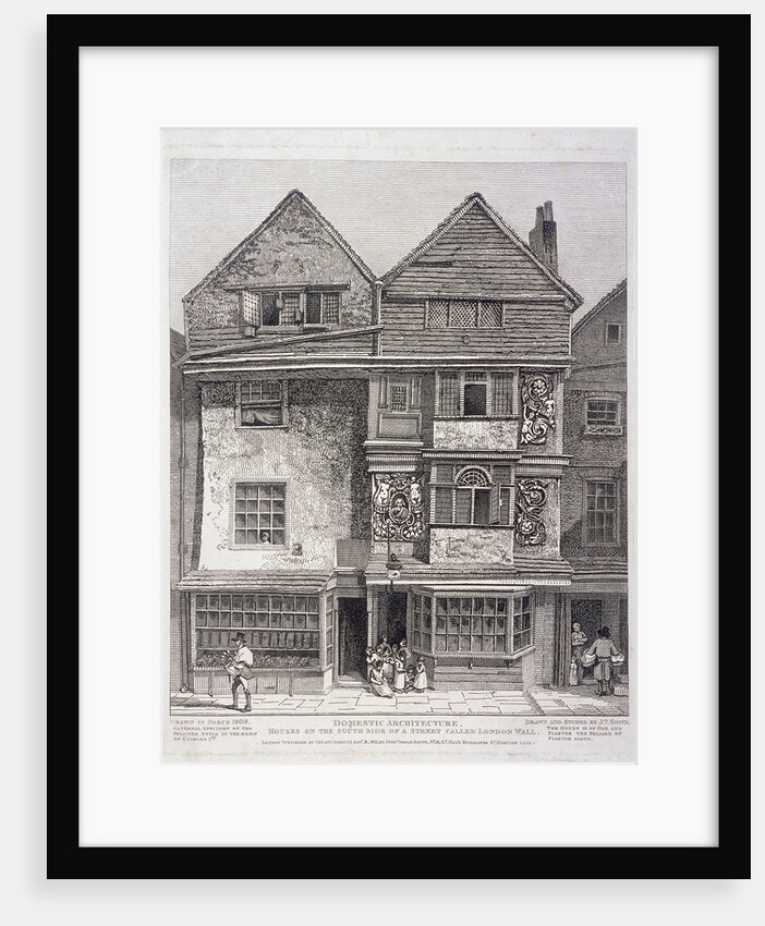 London Wall, London by John Thomas Smith