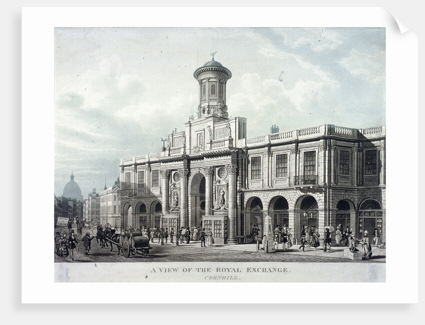 Royal Exchange (2nd) exterior, London by Anonymous