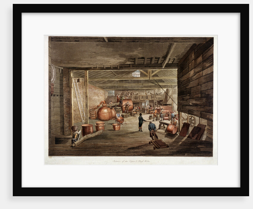 Shoe Lane, London by William Henry Pyne