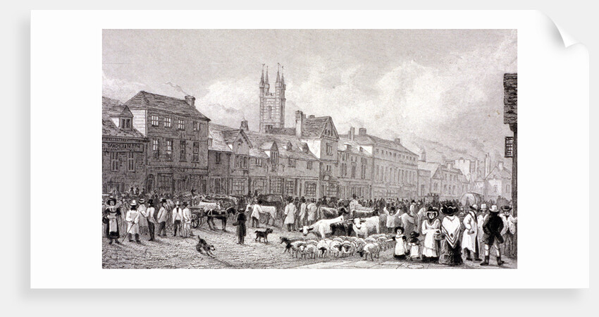 Smithfield Market, London by George Cooke