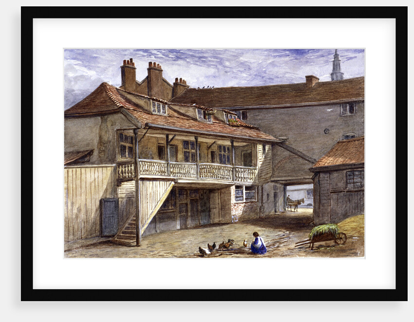 The Black Bull Inn, Whitefriars, London by JT Wilson