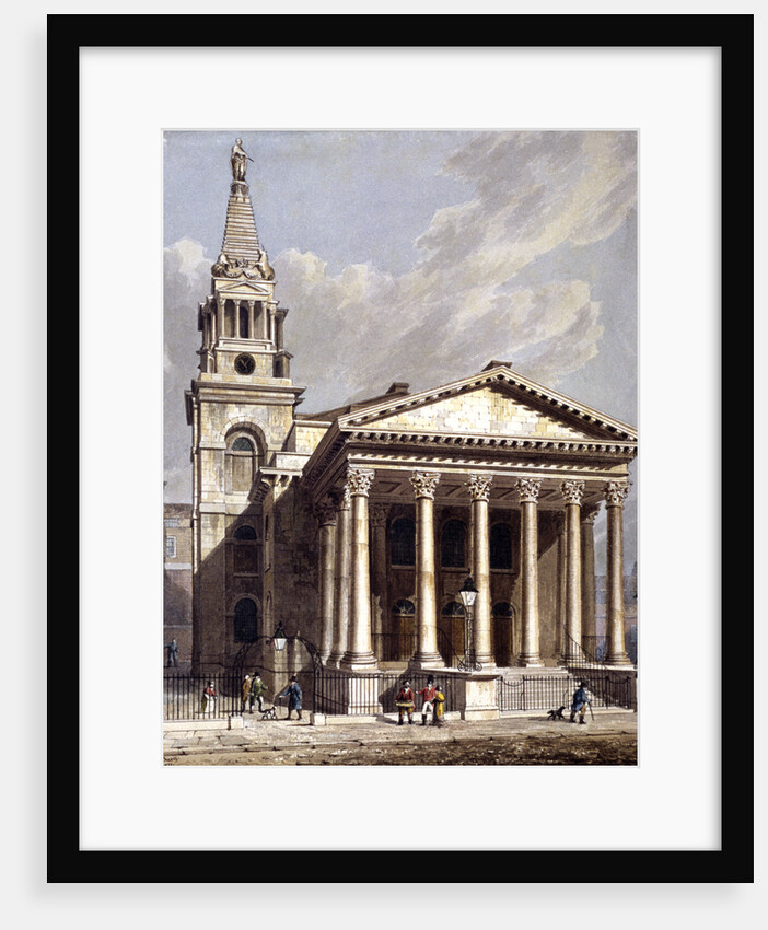 St George, Bloomsbury, Holborn, London by George Shepherd