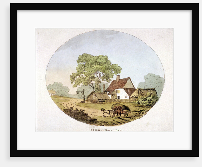 General view of Hampstead, London by Francis Jukes