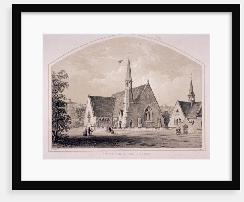 Haverstock Hill Chapel, Hampstead, London by F Bedford