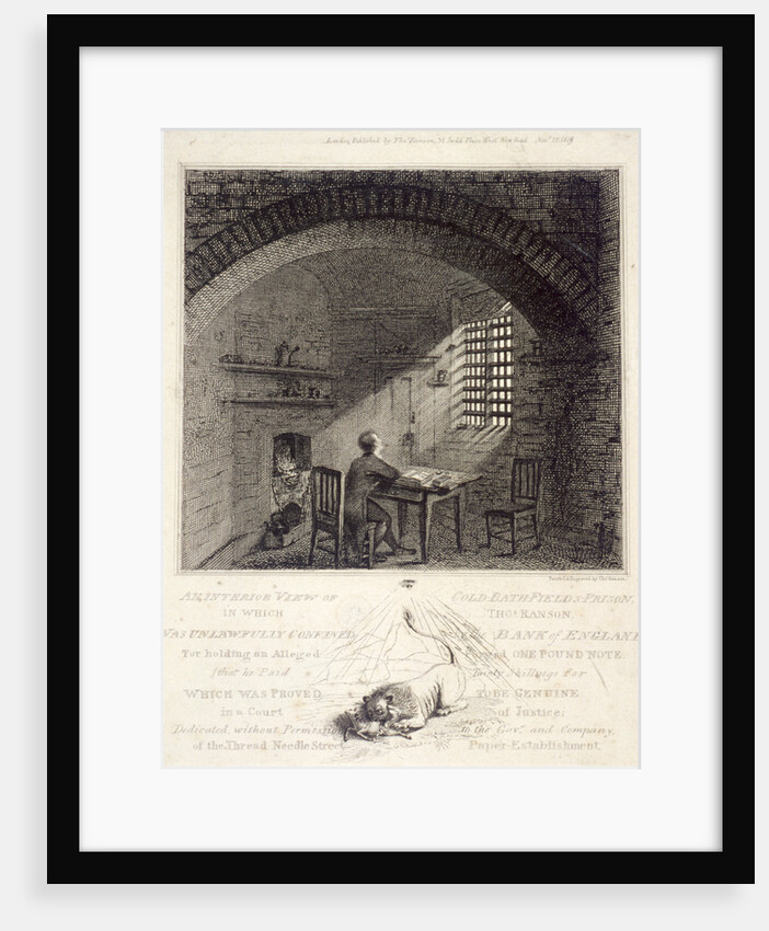 Cold Bath Fields, Finsbury, London by Thomas Ranson