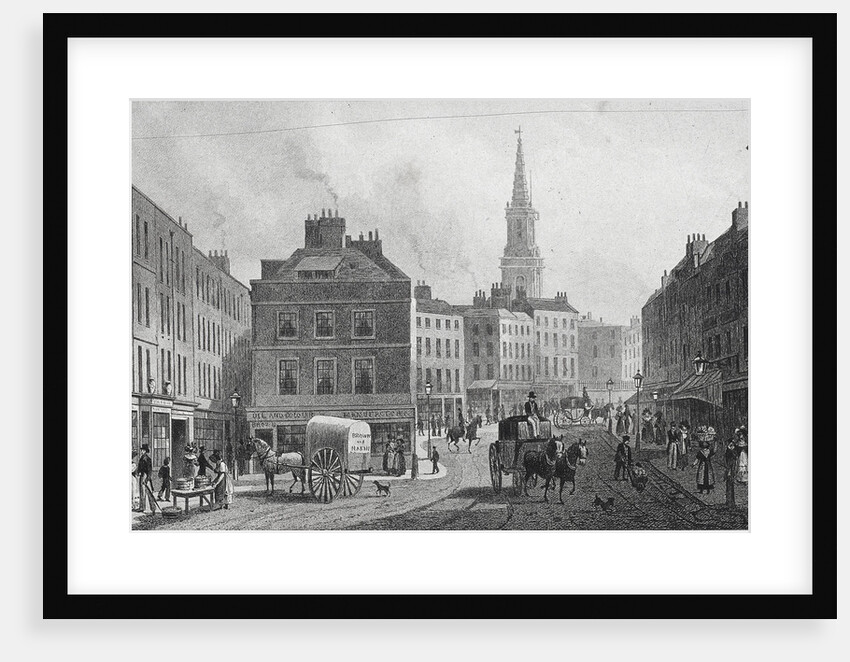 Broad Street, Bloomsbury, London by William Woolnoth