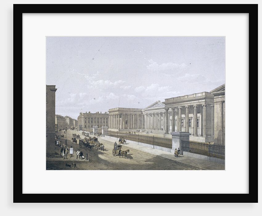 British Museum, Holborn, London by William Simpson