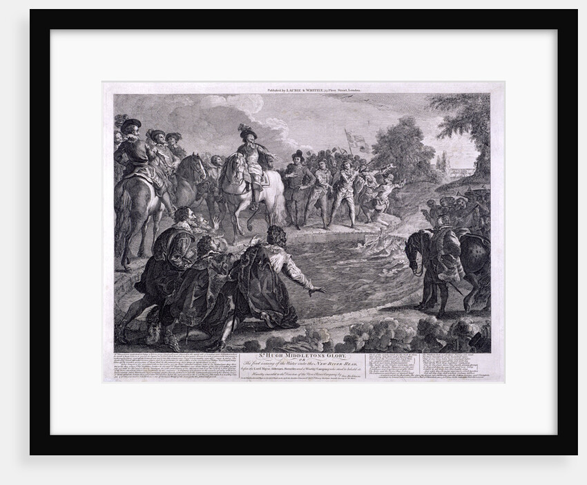 New River Head, Finsbury, London by George Bickham