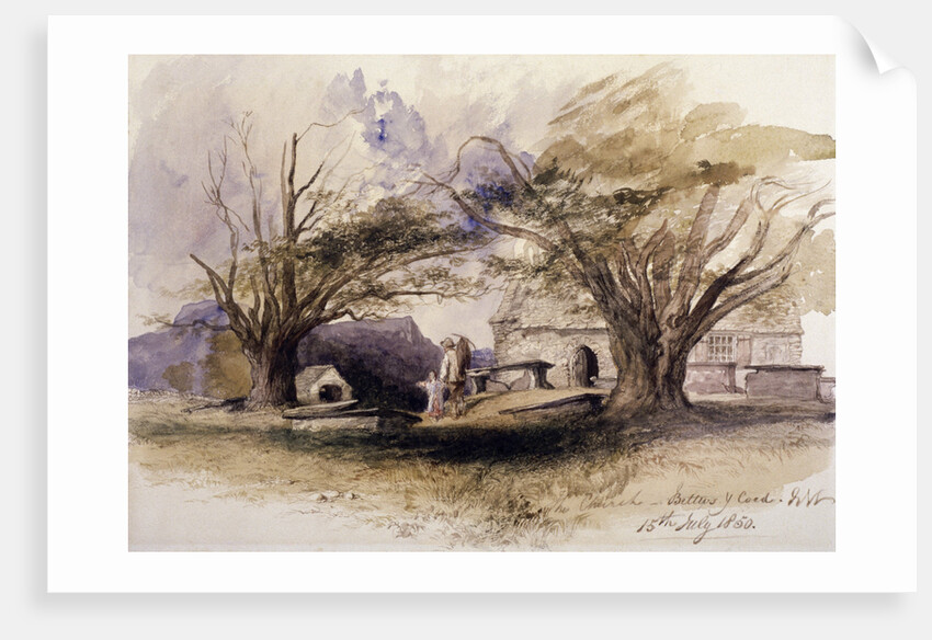 The Church, Bettws-y-Coed; Bettws-y-Coed, Gywnedd, Wales by Sir John Gilbert