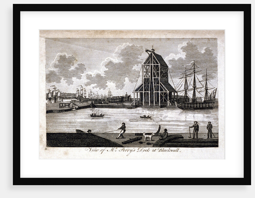 Brunswick Dock, Blackwall, Poplar, London by Anonymous