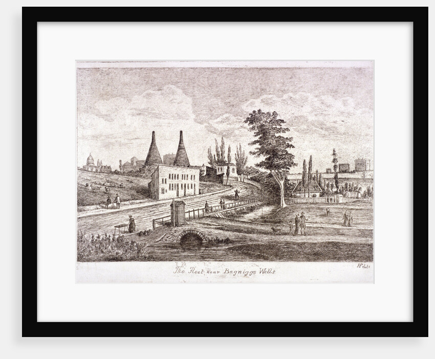 The Fleet River near Bagnigge Wells, St Pancras, London by Anonymous