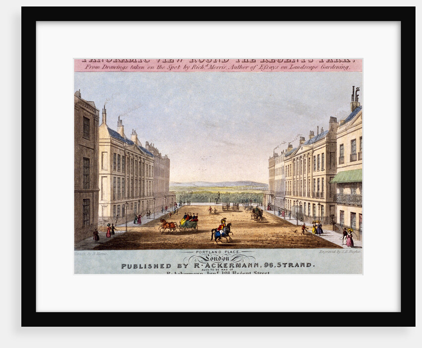 Portland Place, Marylebone, London by SH Hughes