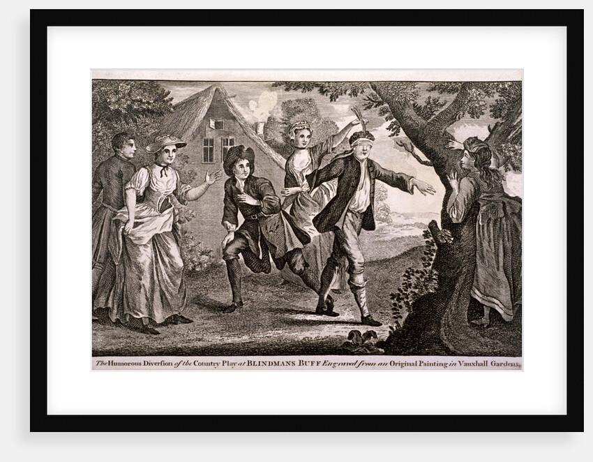 The Humorous Diversion of the Country Play at Blindmans Buff, Vauxhall Gardens, London by Anonymous