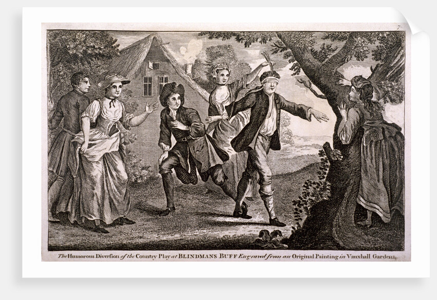 The Humorous Diversion of the Country Play at Blindmans Buff, Vauxhall Gardens, London by Anonymous