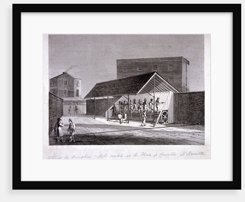 The Discipline Mill at Brixton Prison, Lambeth, London, 1821 by Anonymous