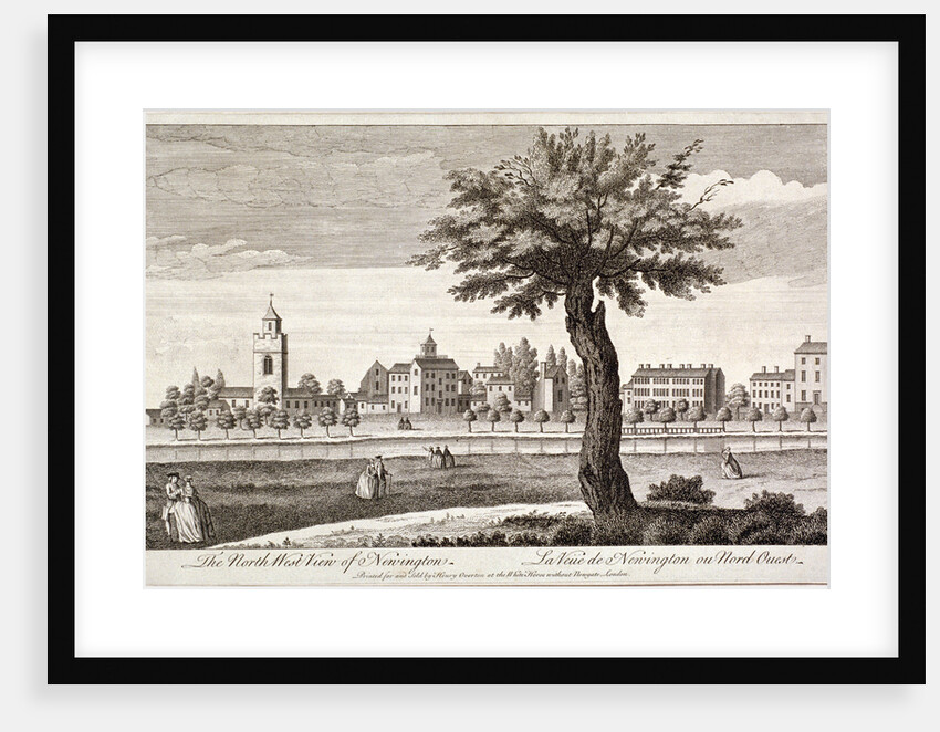 North west view of Stoke Newington, London by Anonymous