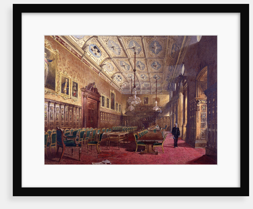 Interior of Ironmongers Hall, London by John Crowther