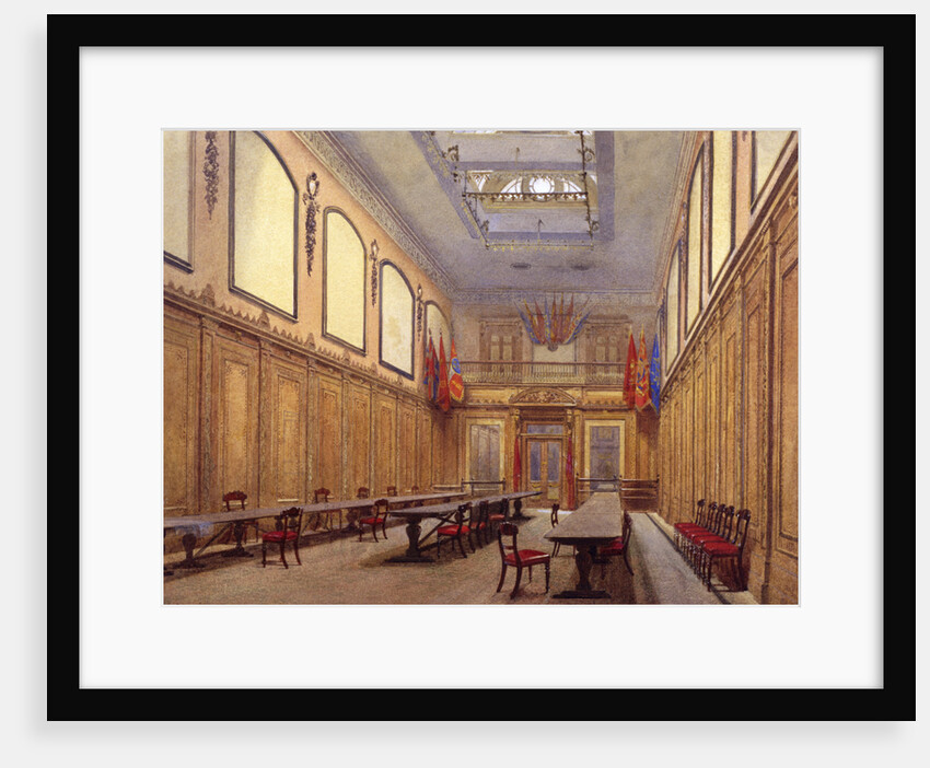 Interior of Skinners' Hall, London by John Crowther