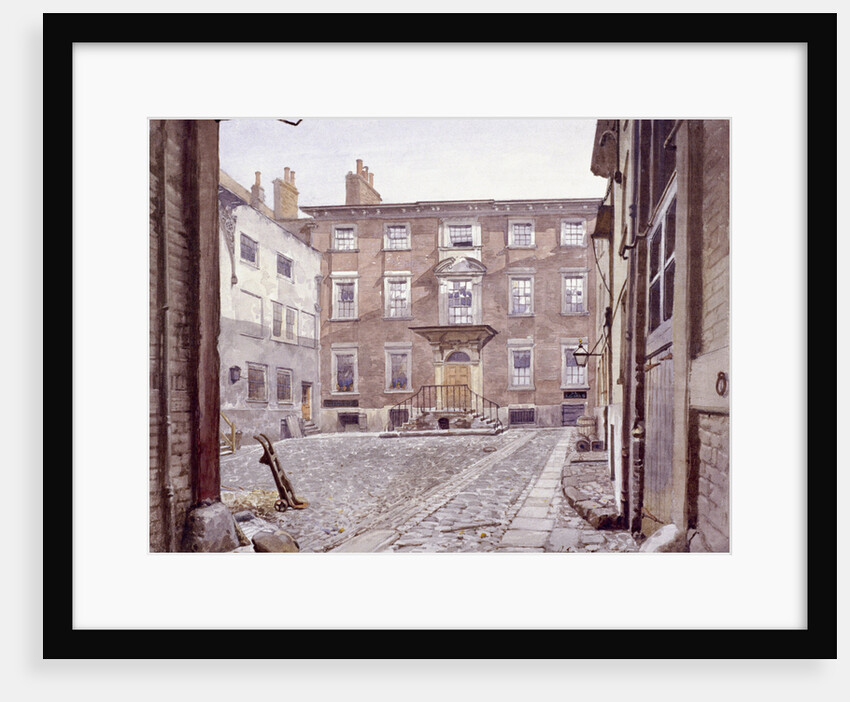 Sir Christopher Wren's house, Botolph Lane, London by John Crowther