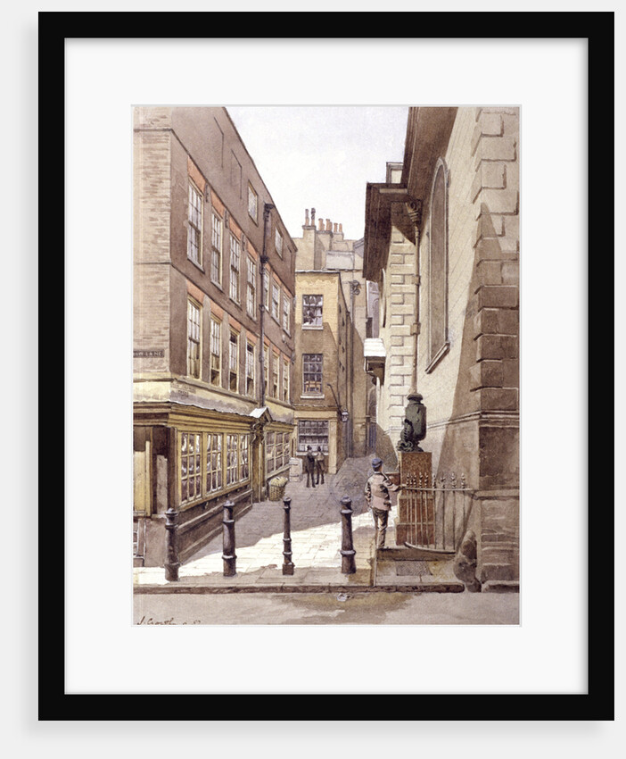 Bow Churchyard, London by John Crowther