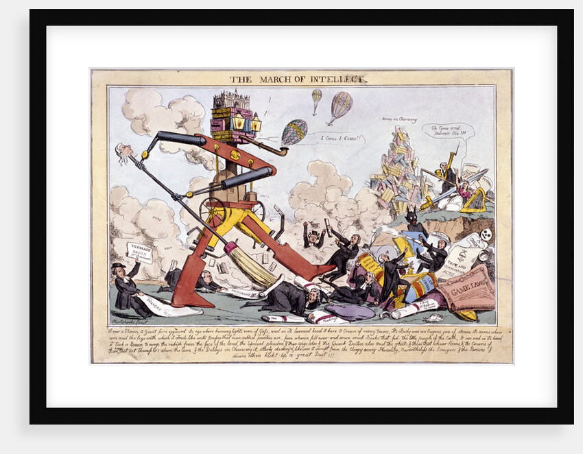 The March of Intellect by Robert Seymour