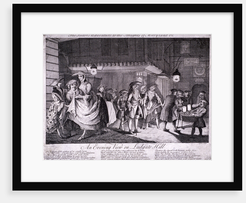 The sailor's adventure to the streights of Merryland or, an evening view on Ludgate Hill by John June