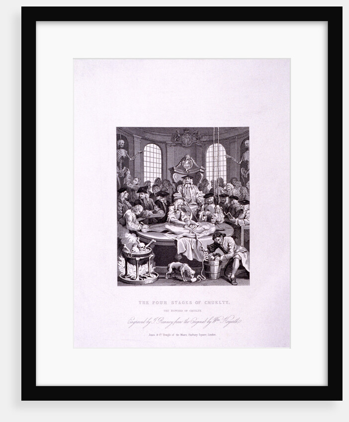 The Reward of Cruelty, plate IV from The Four Stages of Cruelty by John Romney