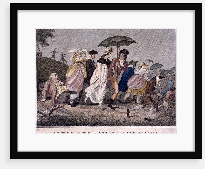 Helter Skelter - or a shower on Greenwich Hill, London by Anonymous