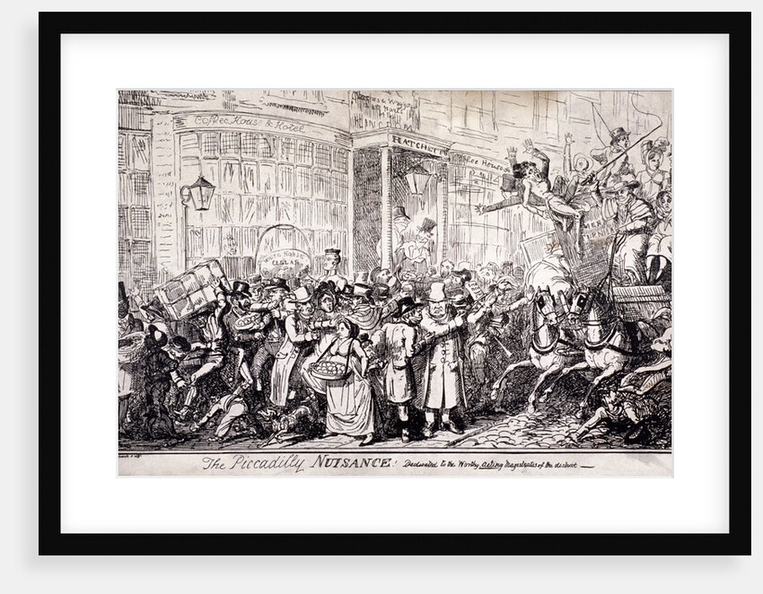 The Picadilly nuisance, London by Anonymous