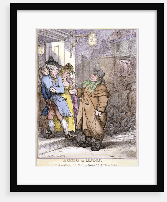 A hackney coachman, London by Anonymous